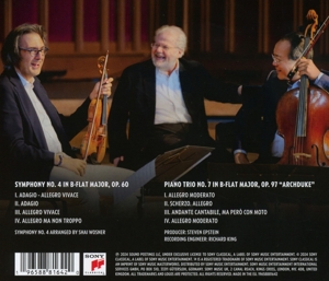 Beethoven for Three: Symphony No. 4 and Op. 97 Archduke<br/><h5>Megjelenés: 2024-03-15</h5>