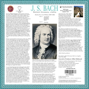 BACH: PARTITA NO. 2 IN D MINOR<br/><h5>Megjelenés: 2022-07-01</h5>