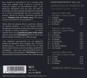 SONATAS & PARTITAS VOL.2<br/><h5>Megjelenés: 2012-08-20</h5>