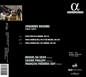 BRAHMS: TRIO, OP. 114 & SONATAS, OP. 120<br/><h5>Megjelenés: 2021-03-30</h5>