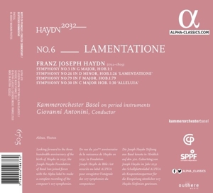 HAYDN 2032 NO.6: LAMENTATIONE<br/><h5>Megjelenés: 2018-06-06</h5>