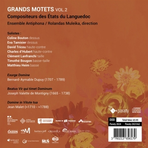 JOSEPH VALETTE DE MONTIGNY: GRANDS MOTETS VOL. 2<br/><h5>Megjelenés: 2024-06-21</h5>