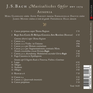 BACH: MUSICALISCHES OPFER<br/><h5>Megjelenés: 2023-11-17</h5>