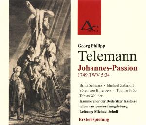 JOHANNES PASSION TWV 5:34<br/><h5>Megjelenés: 2012-02-07</h5>