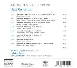 FLUTE CONCERTOS RV428/433-435<br/><h5>Megjelenés: 2011-09-12</h5>