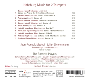 HABSBURG MUSIC FOR TWO TRUMPETS<br/><h5>Megjelenés: 2024-01-05</h5>