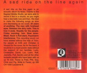 A SAD RIDE ON THE LINE AG<br/><h5>Megjelenés: 1999-02-08</h5>