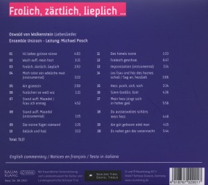 FROLICH, ZARTLICH, LIEPLICH<br/><h5>Megjelenés: 2011-09-28</h5>