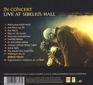 IN CONCERT - LIVE AT SIBELIUS HALL<br/><h5>Megjelenés: 2011-11-24</h5>