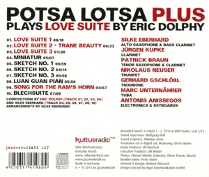 PLAYS LOVE SUITE BY ERIC DOLPHY<br/><h5>Megjelenés: 2016-06-02</h5>