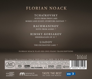 PIANO TRANSCRIPTIONS BY FLORIAN NOACK<br/><h5>Megjelenés: 2014-07-17</h5>