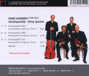 STRING QUARTETS<br/><h5>Megjelenés: 2009-07-07</h5>