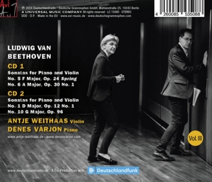 BEETHOVEN, VIOLIN SONATAS NOS 1, 5, 6 & 10<br/><h5>Megjelenés: 2024-03-29</h5>