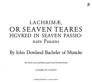 LACHRIMAE/SEAVEN TEARS<br/><h5>Megjelenés: 2013-06-06</h5>