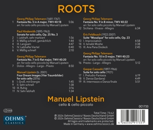 HINDEMITH, TELEMANN & CASSADO: CASSADO, FELDBUSCH, HINDEMITH, LIPSTEIN & TELEMANN: ROOTS<br/><h5>Megjelenés: 2024-07-19</h5>