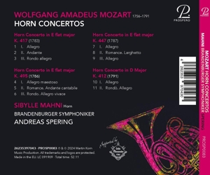 WOLFGANG AMADEUS MOZART: HORN CONCERTOS<br/><h5>Megjelenés: 2024-04-05</h5>