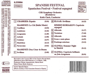 SPANISH FESTIVAL<br/><h5>Megjelenés: 1993-03-30</h5>