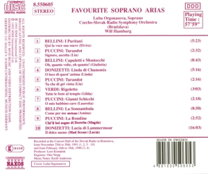 FAVOURITE SOPRANO ARIAS<br/><h5>Megjelenés: 1994-09-28</h5>