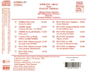 SOPRANO ARIAS FROM ITALIA<br/><h5>Megjelenés: 1993-03-30</h5>