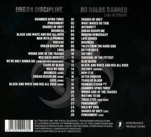 URBAN DISCIPLINE / NO HOLDS BARRED - LIVE IN EUROPE<br/><h5>Megjelenés: 2023-04-21</h5>