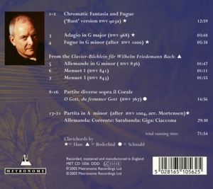 SECRET BACH/FOR CLAVICHOR<br/><h5>Megjelenés: 2004-05-24</h5>