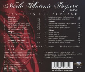 CANTATAS FOR SOPRANO<br/><h5>Megjelenés: 2012-11-02</h5>