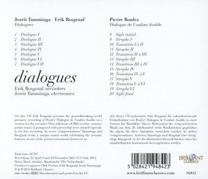 DIALOGUES:MUSIC FOR RECORDER<br/><h5>Megjelenés: 2015-02-25</h5>