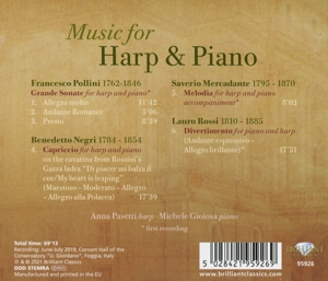 MUSIC FOR HARP & PIANO<br/><h5>Megjelenés: 2021-02-05</h5>