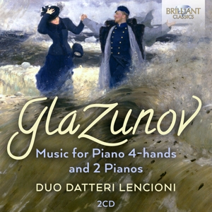 GLAZUNOV: MUSIC FOR PIANO 4-HANDS AND 2 PIANOS<br/><h5>Megjelenés: 2022-05-06</h5>