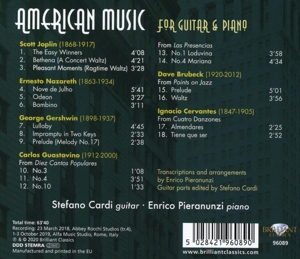 AMERICAN MUSIC FOR GUITAR & PIANO<br/><h5>Megjelenés: 2020-11-06</h5>