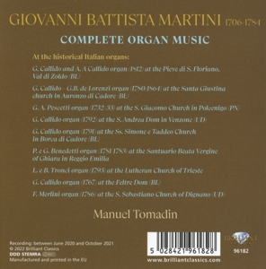 MARTINI: COMPLETE ORGAN MUSIC<br/><h5>Megjelenés: 2022-08-05</h5>