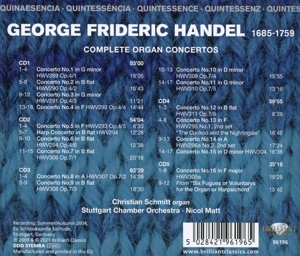 HANDEL: COMPLETE ORGAN CONCERTOS<br/><h5>Megjelenés: 2021-01-01</h5>