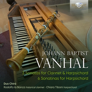 VANHAL: 3 SONATAS FOR CLARINET & HARPSICHORD<br/><h5>Megjelenés: 2022-07-01</h5>