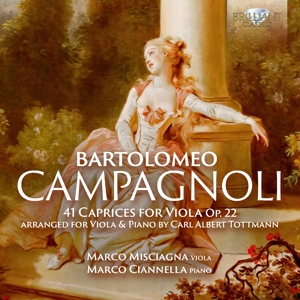 CAMPAGNOLI: 41 CAPRICES FOR VIOLA OP.22<br/><h5>Megjelenés: 2022-11-04</h5>