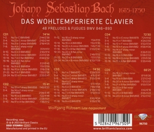 J.S. BACH: DAS WOHLTEMPERIERTE CLAVIER<br/><h5>Megjelenés: 2023-04-07</h5>