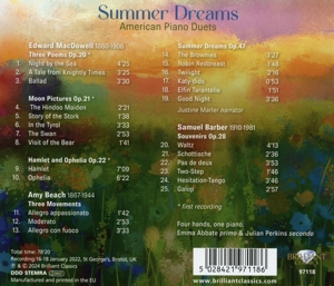 SUMMER DREAMS - AMERICAN PIANO DUETS<br/><h5>Megjelenés: 2024-03-01</h5>