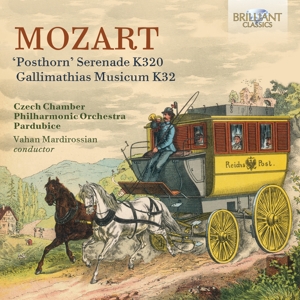 MOZART: POSTHORN SERENADE K320, GALLIMATHIAS MUSICUM K32<br/><h5>Megjelenés: 2024-08-02</h5>