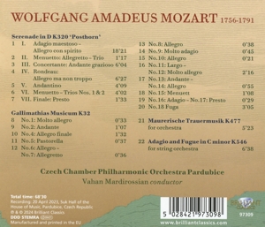 MOZART: POSTHORN SERENADE K320, GALLIMATHIAS MUSICUM K32<br/><h5>Megjelenés: 2024-08-02</h5>