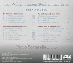 STENHAMMAR: PIANO MUSIC<br/><h5>Megjelenés: 2021-06-04</h5>