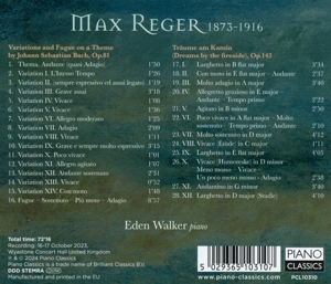 MAX REGER: BACH VARIATIONS OP.81, TRAUME AM KAMIN<br/><h5>Megjelenés: 2024-06-07</h5>