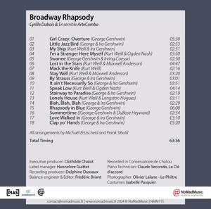 BROADWAY RHAPSODY<br/><h5>Megjelenés: 2024-09-13</h5>