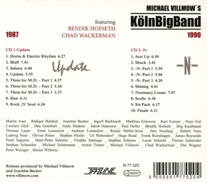 MICHAEL VILLMOW'S KOLN BIG BAND 1987-1990<br/><h5>Megjelenés: 2015-04-17</h5>