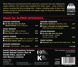 MUSIC FOR ALFRED HITCHCOCK<br/><h5>Megjelenés: 2014-11-07</h5>