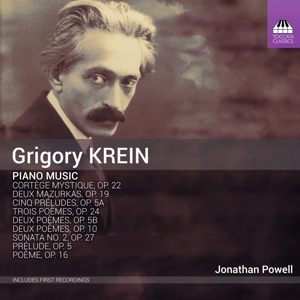 GRIGORY KREIN: PIANO MUSIC<br/><h5>Megjelenés: 2021-01-01</h5>