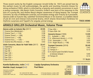 ARNOLD GRILLER: ORCHESTRAL MUSIC VOL.3<br/><h5>Megjelenés: 2021-01-01</h5>