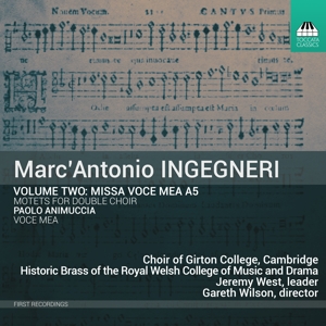 MARC'ANTONIO INGEGNERI: VOLUME TWO - MISSA VOCE MEA A5<br/><h5>Megjelenés: 2022-04-01</h5>