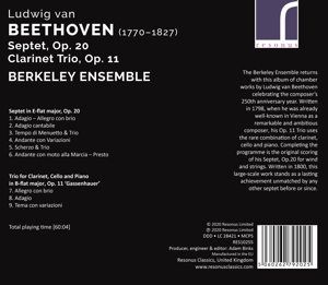 SEPTET OP.20 & CLARINET<br/><h5>Megjelenés: 2020-01-31</h5>