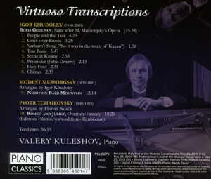 VIRTUOSO TRANSCRIPTIONS<br/><h5>Megjelenés: 2015-02-02</h5>