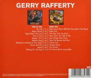 GERRY RAFFERTY// CITY TO CITY/ NIGHT OWL<br/><h5>Megjelenés: 2011-03-24</h5>