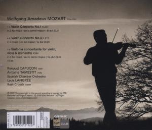 RENAUD CAPUCON:VIOLIN CONCERTOS NO.1 & 3<br/><h5>Megjelenés: 2009-04-16</h5>